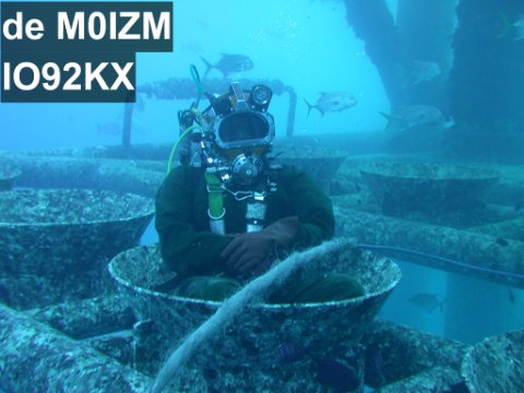 Picture sent over amateur radio by M0IZM on 2m